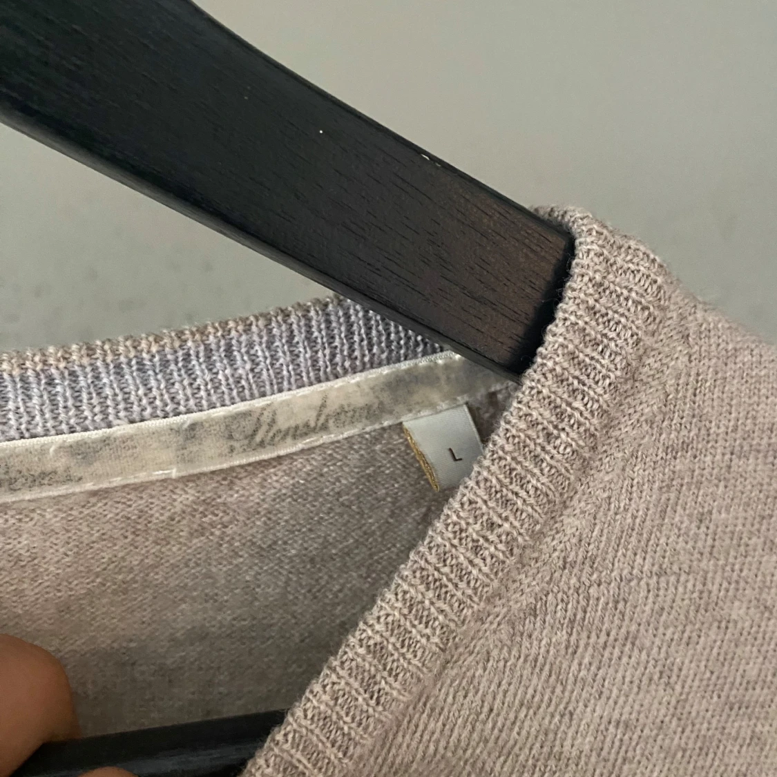 Beige stickad tröja från Stenströms  - 2