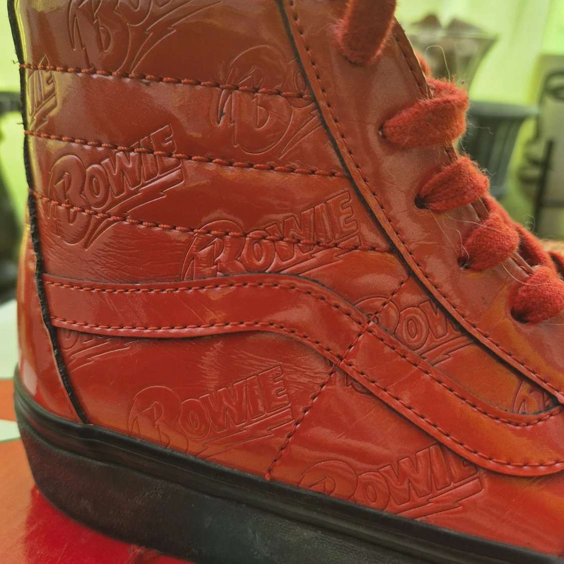 Röda Vans Bowie sneakers high - 1