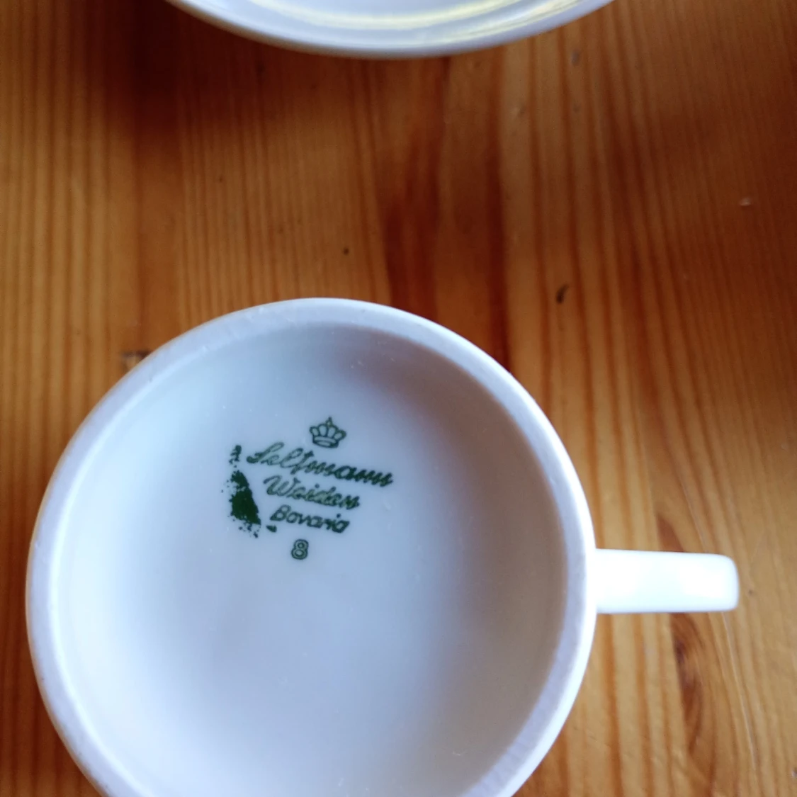 Retro Kaffekoppar med fat Bavaria 6 stycken. - 2