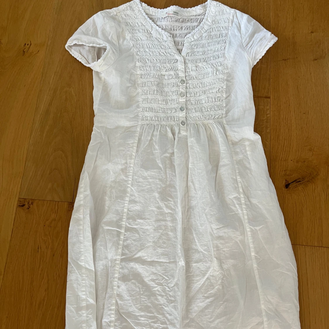 Vit kortklänning Odd Molly - 1