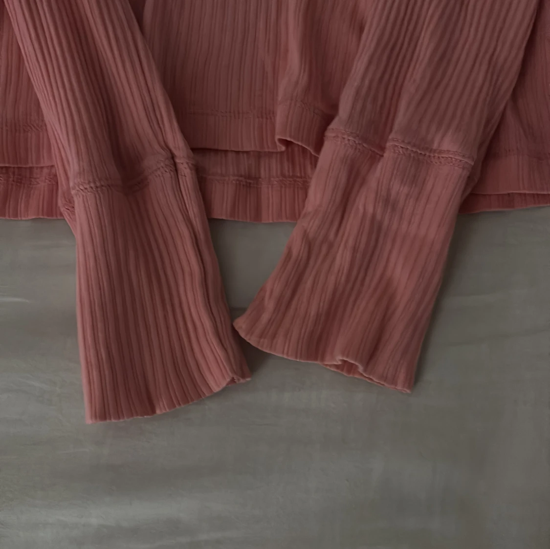 Rosa ribbad långärmad topp Odd Molly - 1