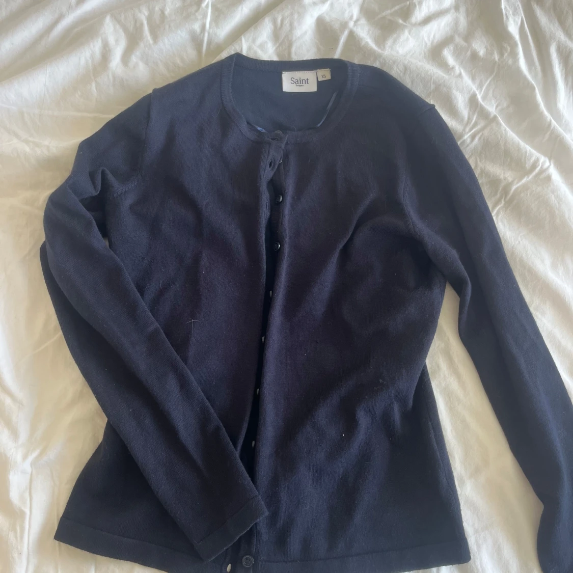 Mörkblå kofta från Saint Tropez XS