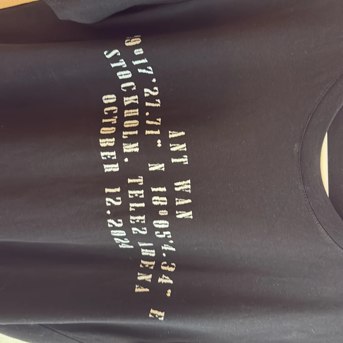 Ant Wan Tele2 Arena svart t-shirt - 2