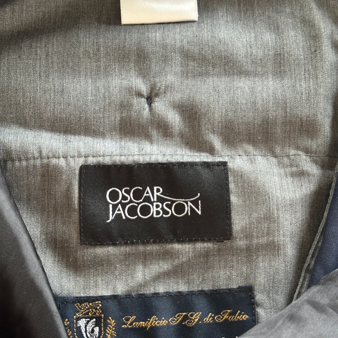 Mörkblå kostymbyxor Oscar Jacobson - 2