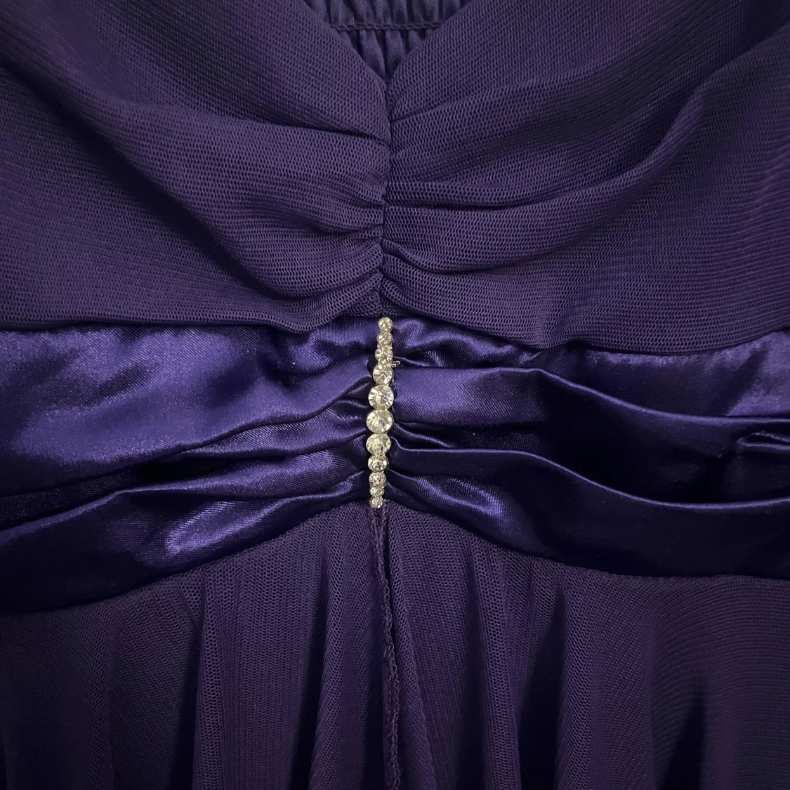 Lång lila klänning från Bodyflirt - 1