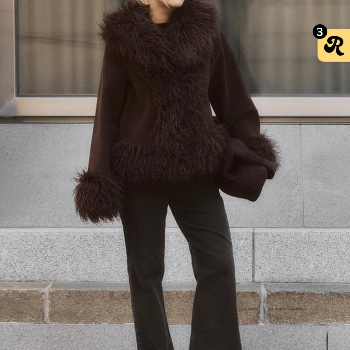 Söker!!!! Brun pälsjacka från nakd