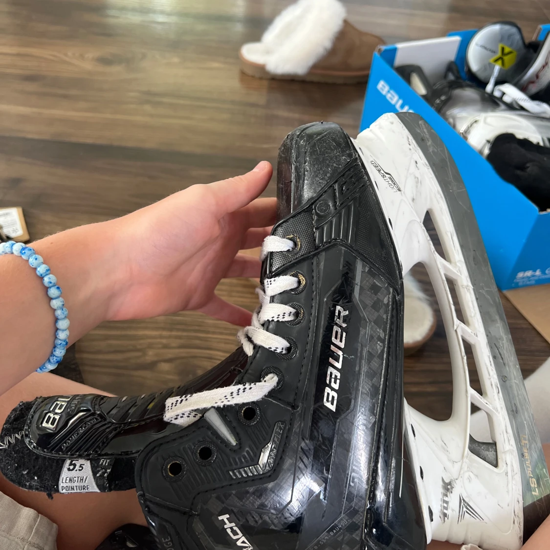 Bauer Supreme Mach skridskor svart/vit - 1