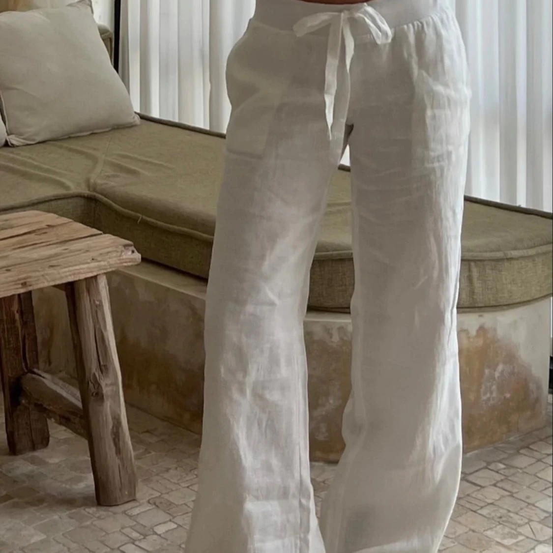 Alobha label linnebyxor