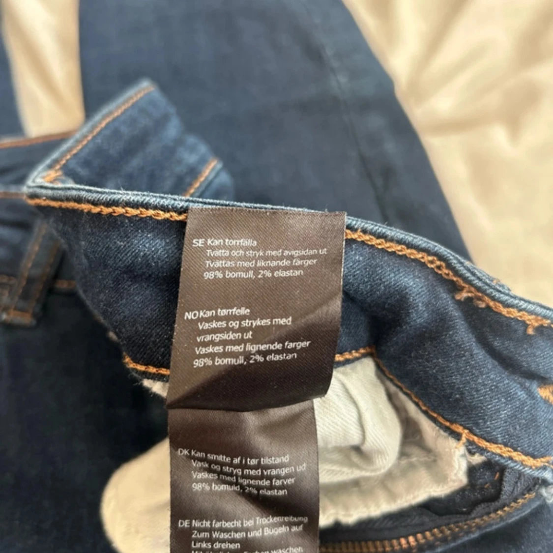 Mörkblå jeans från Happy Holly - 4