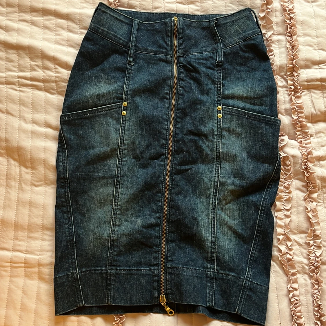 Snygg jeanskjol från Vero Moda❣️