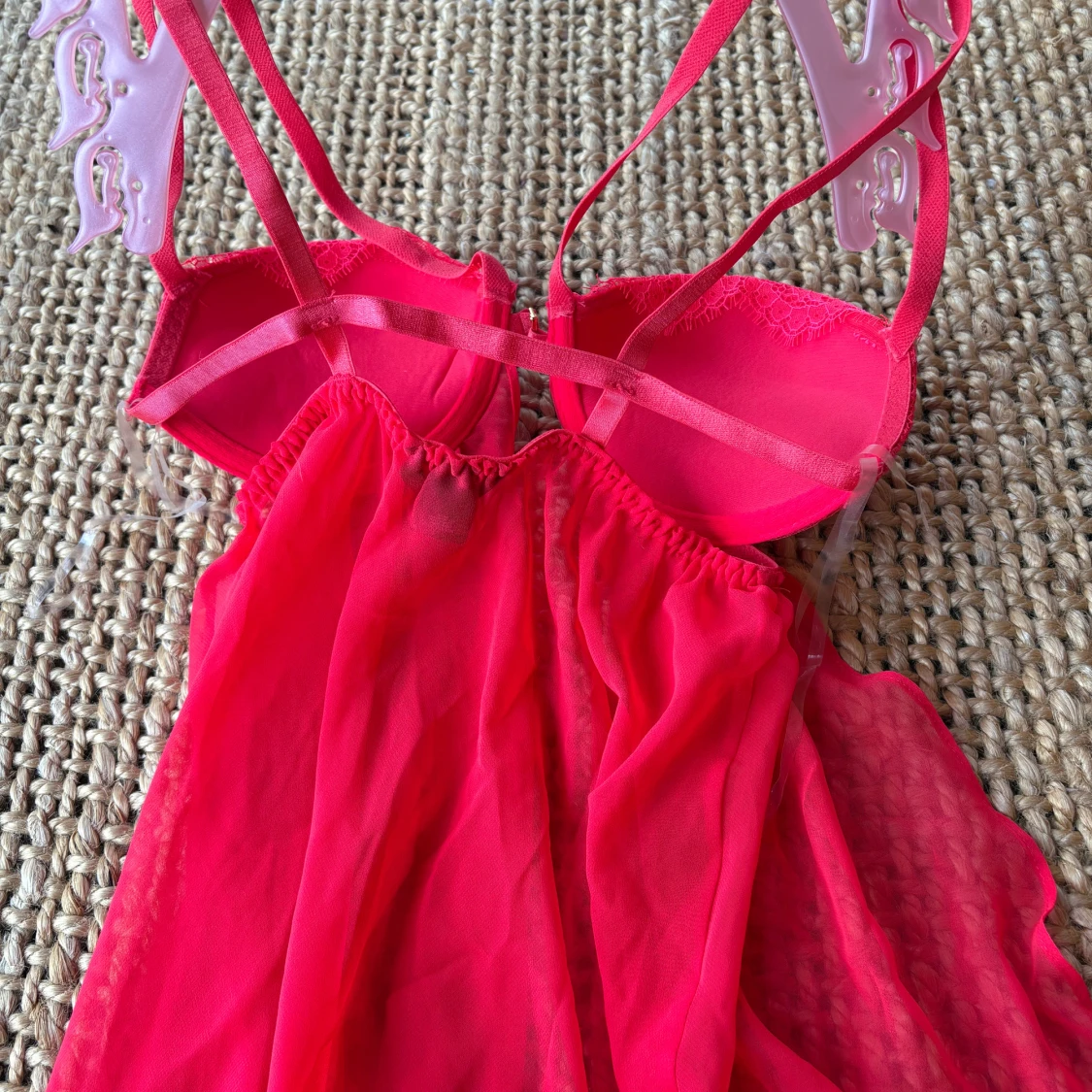 Röd spetsig babydoll från Victoria's Secret - 1