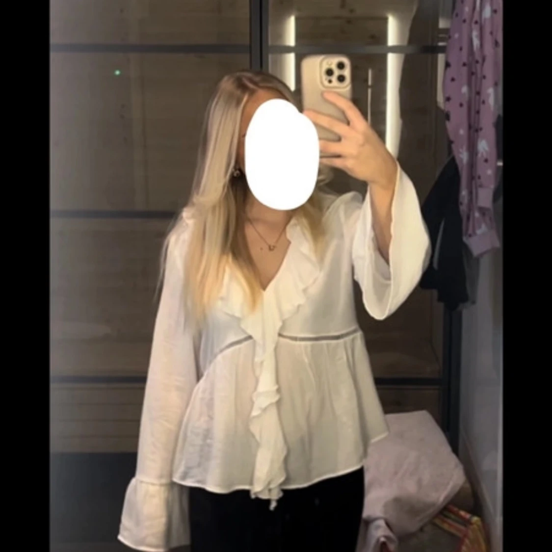 Vit blus