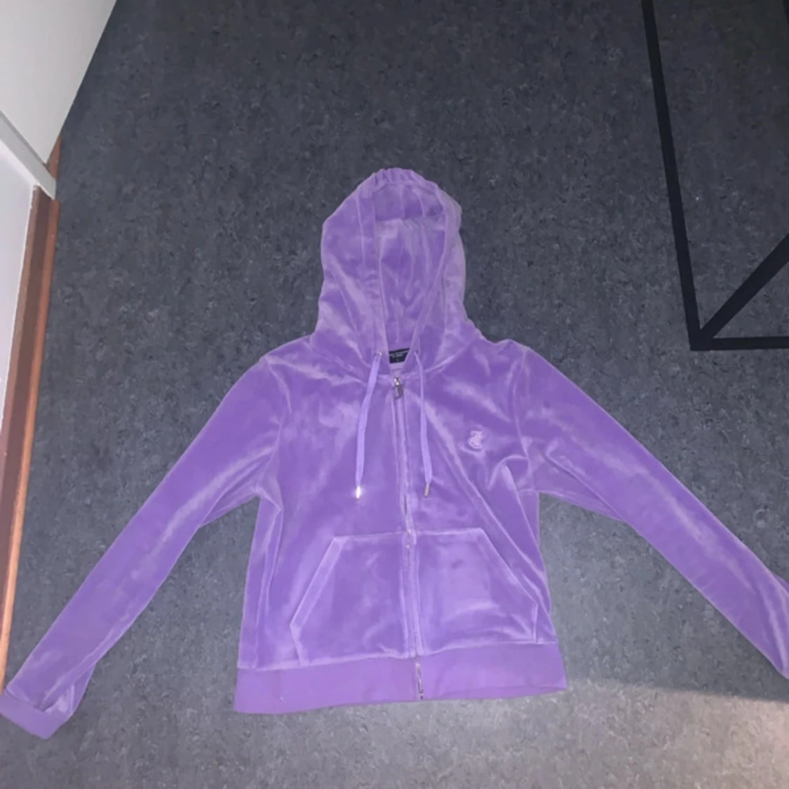 Lila Juicy Couture hoodiejacka