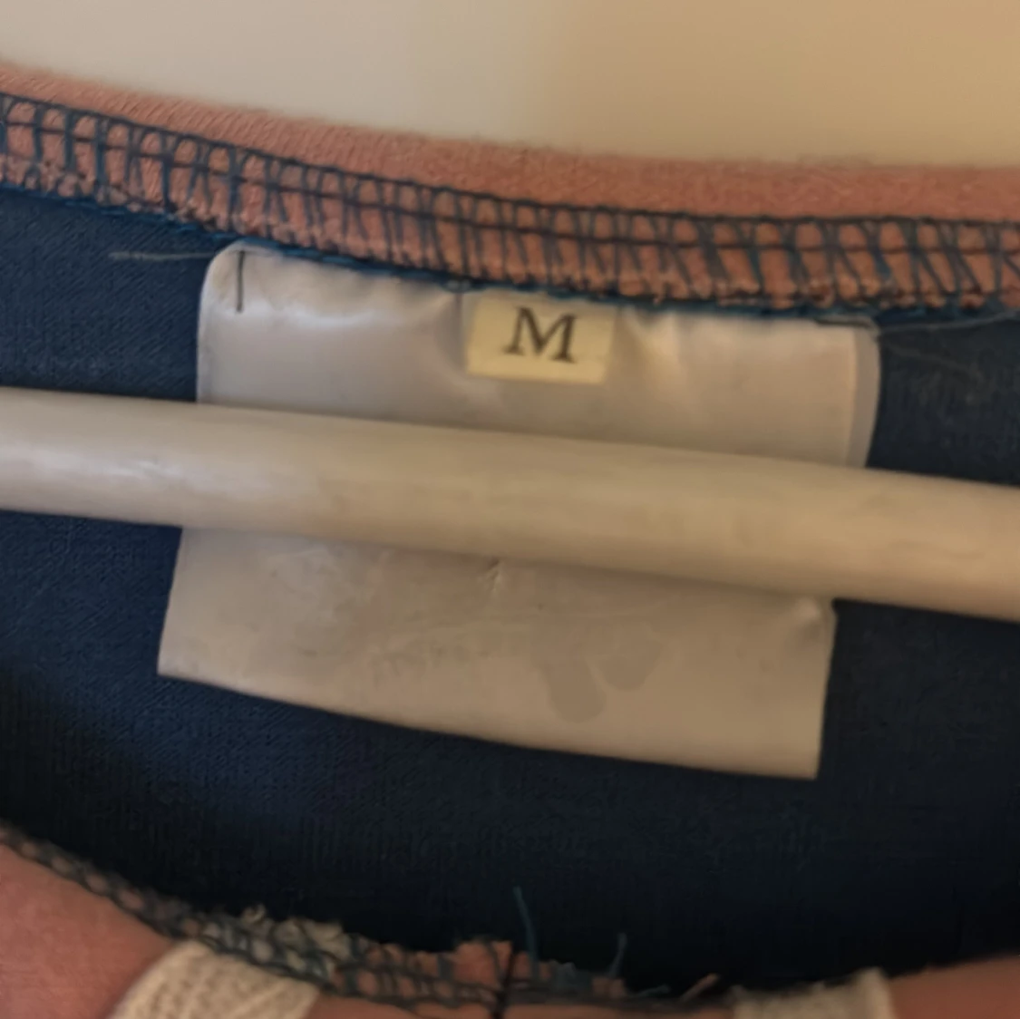 Blå sailor-klänning med tryck, M - 2