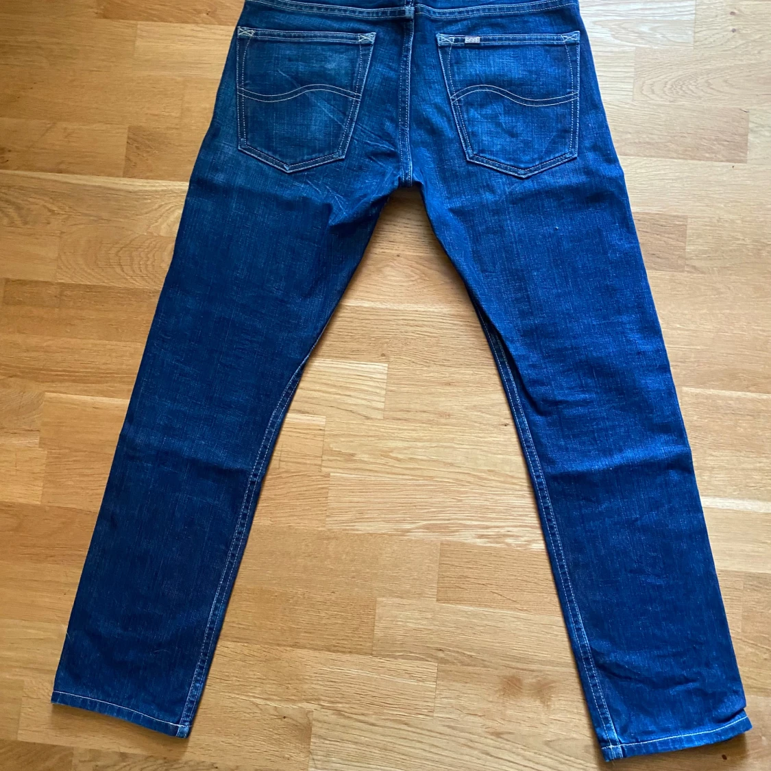 Mörkblå Lee jeans straight fit - 2
