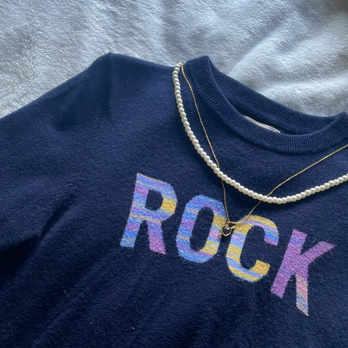 Mörkblå kashmirtröja Zadig & Voltaire