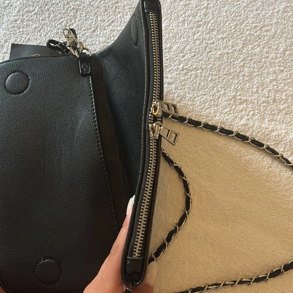 Svart axelväska Zadig & Voltaire skinn - 4