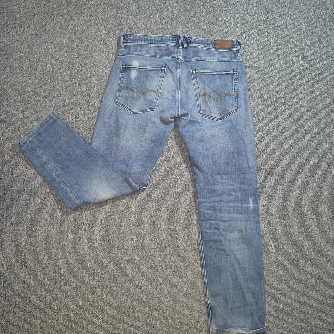 Replay ljusblå jeans straight fit - 1