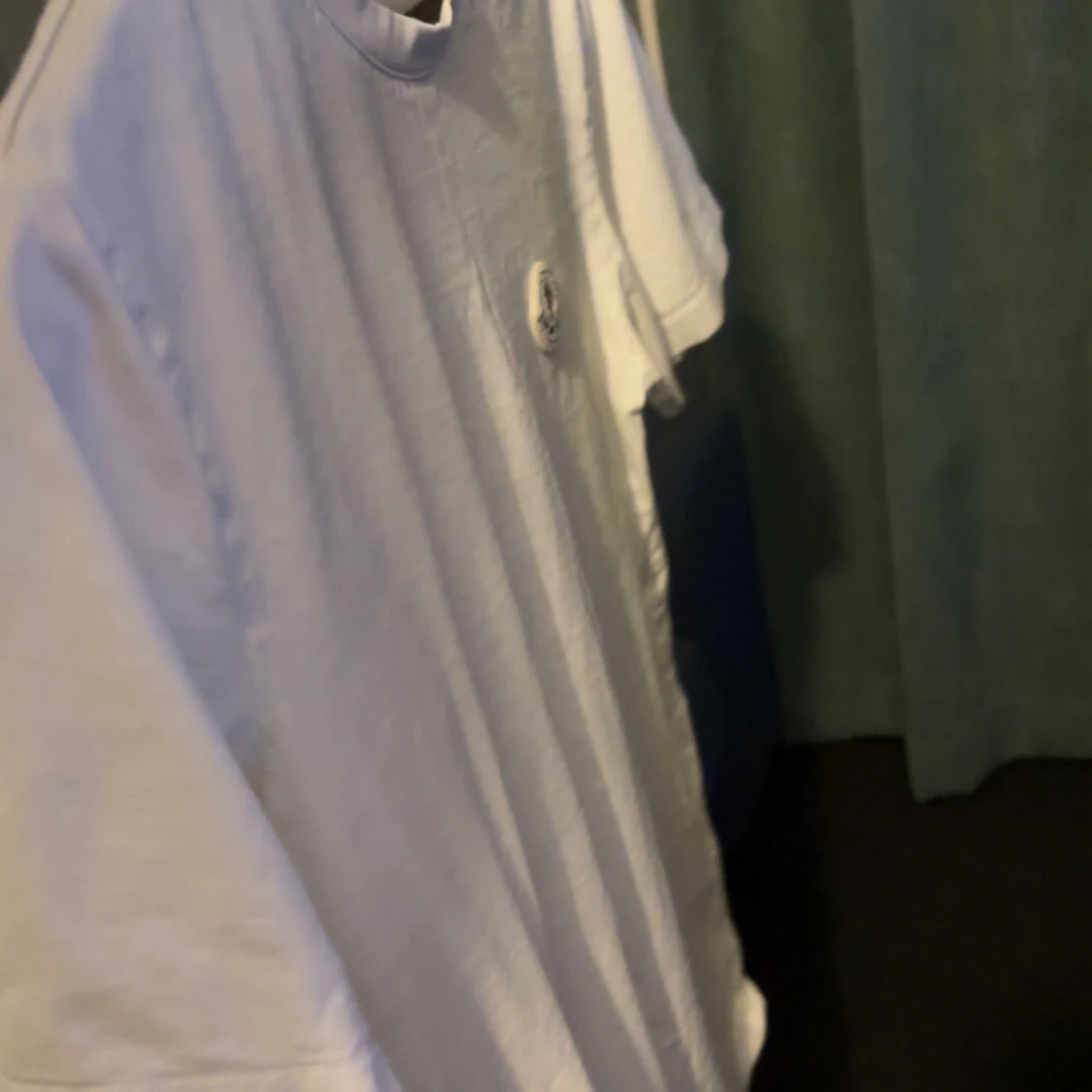 Vit Moncler t-shirt i bomull - 1