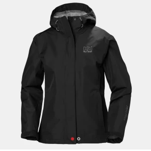 Svart vind- och regnjacka från Helly Hansen - Snygg svart jacka från Helly som skyddar mot både vind och regn! Tunn i materialet. Som ny! 
