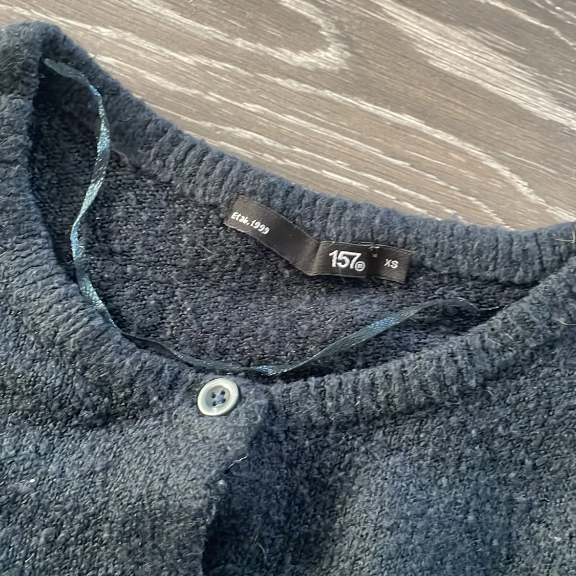 Mörkgrå kofta från 157, XS - 1