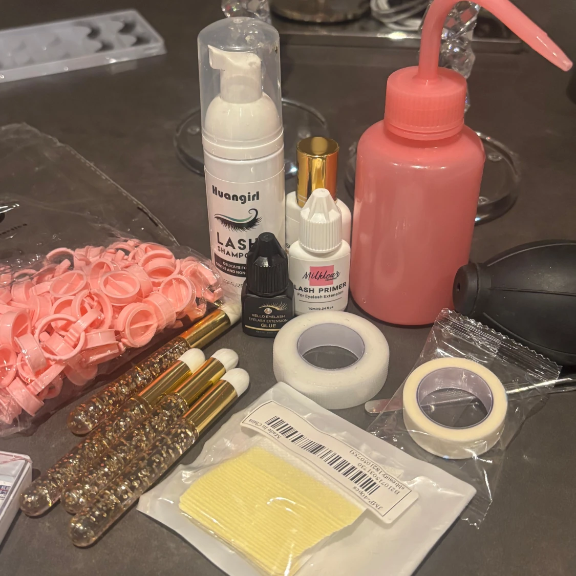 Stort kit för fransförlängning - 2