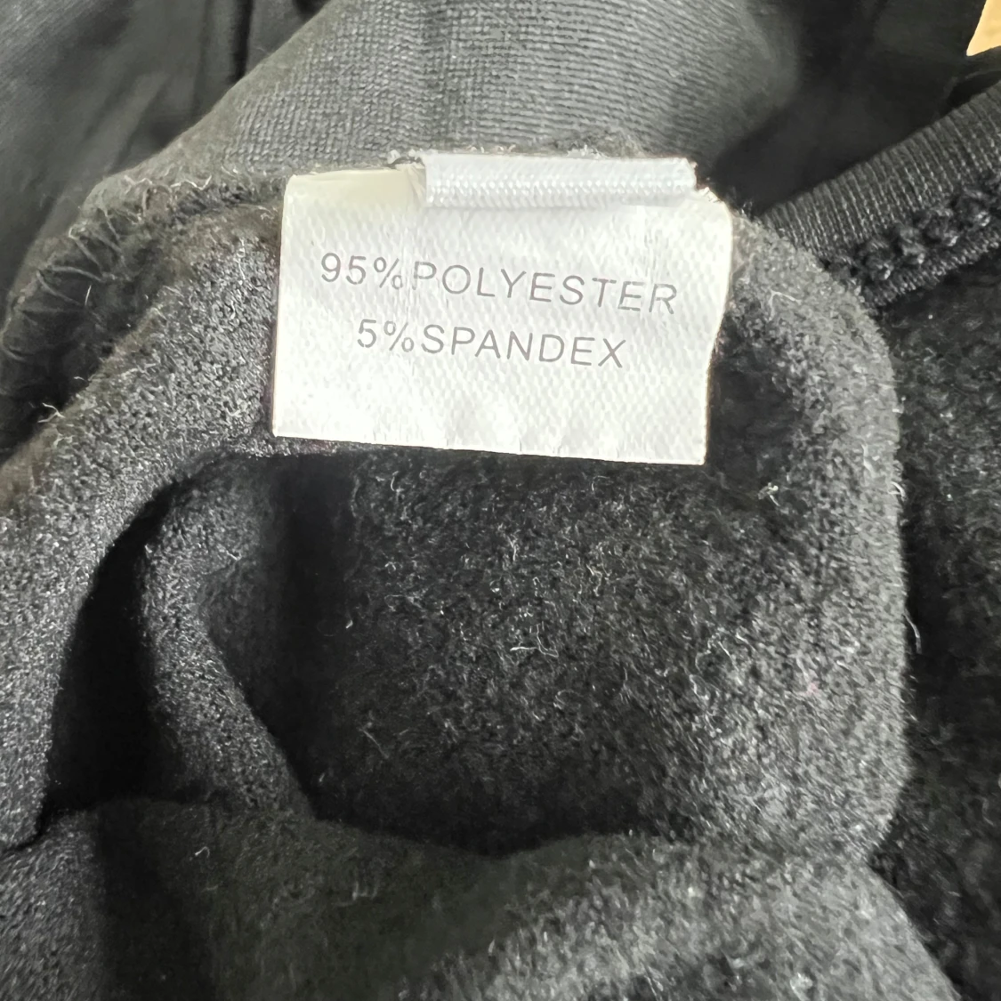 Svart långärmad body i polyester - 3