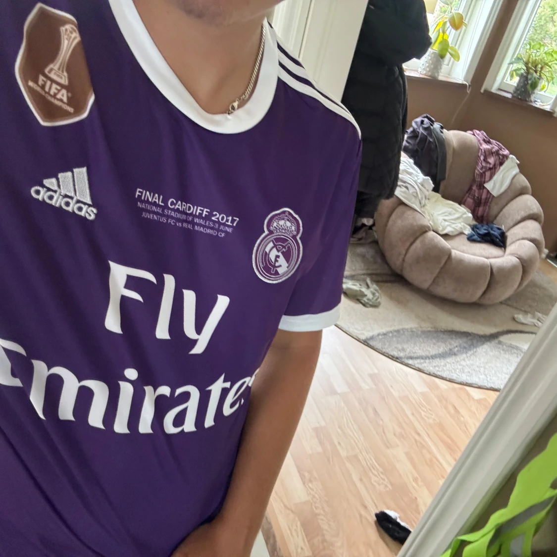 Real Madrid Ronaldo 7 lila ”final edition” matchtröja