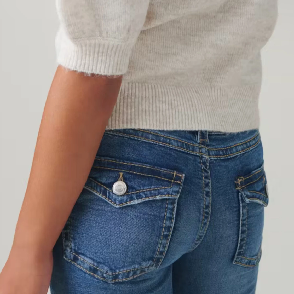 Blå jeans från Gina Tricot - 1