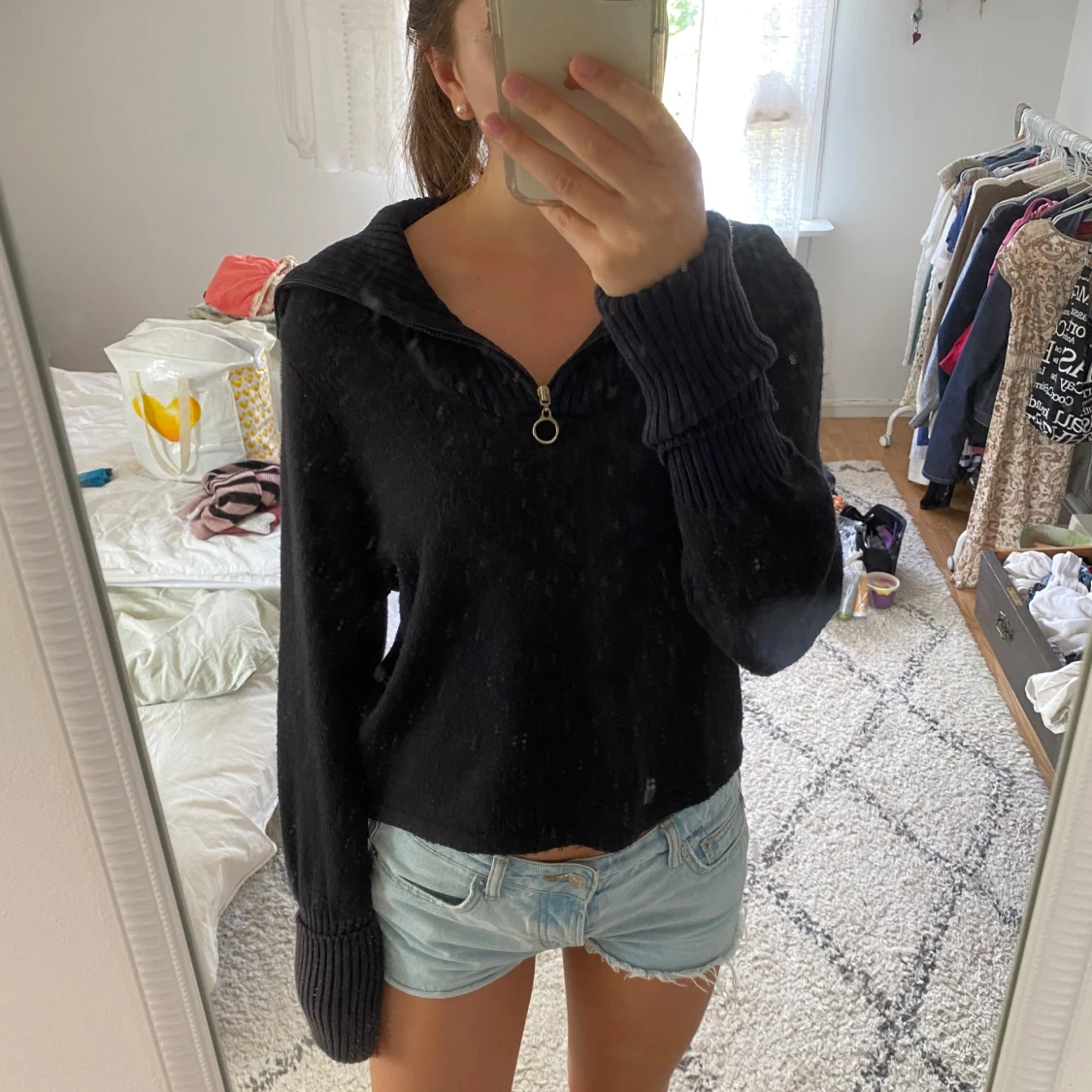 Marinblå tröja - 1