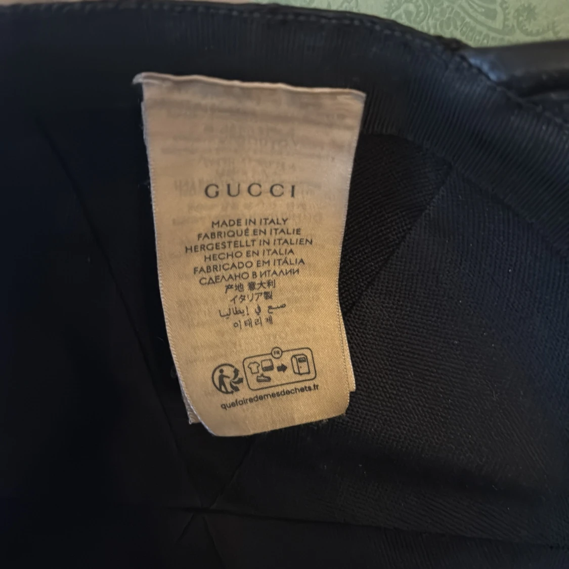 Svart keps från Gucci - 2
