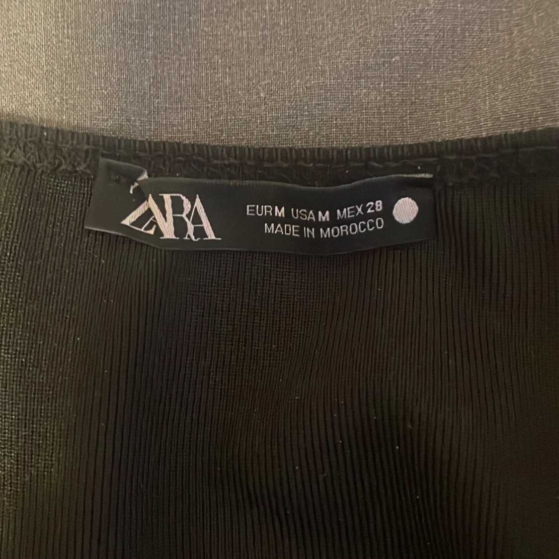 Svart top från Zara - 2