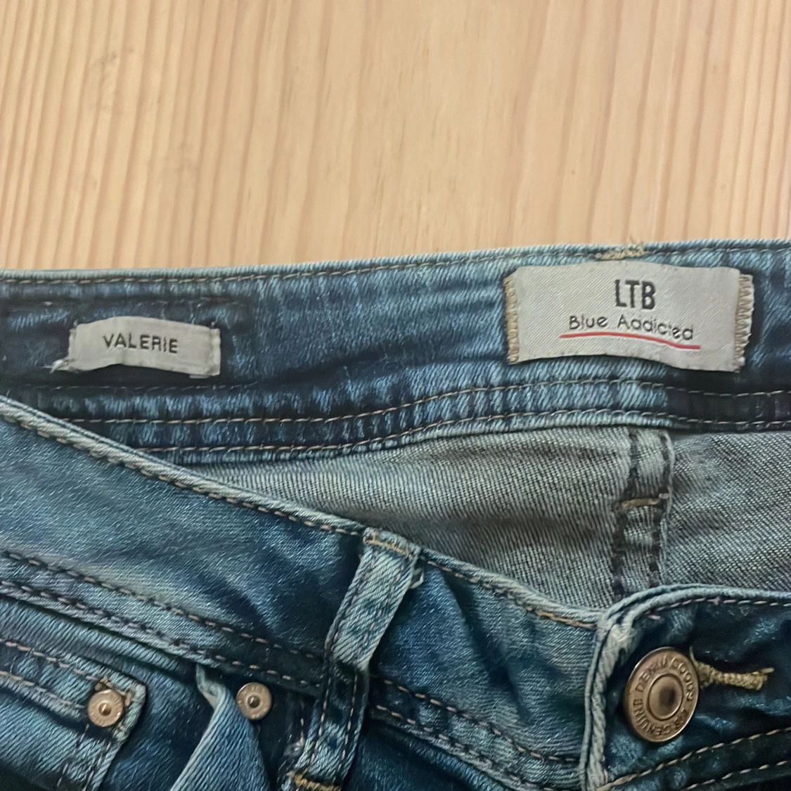 Blå bootcut jeans från LTB - 3