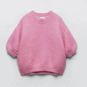 Rosa stickad tröja - Rosa stickad trekvartsärmad tröja från Zara 