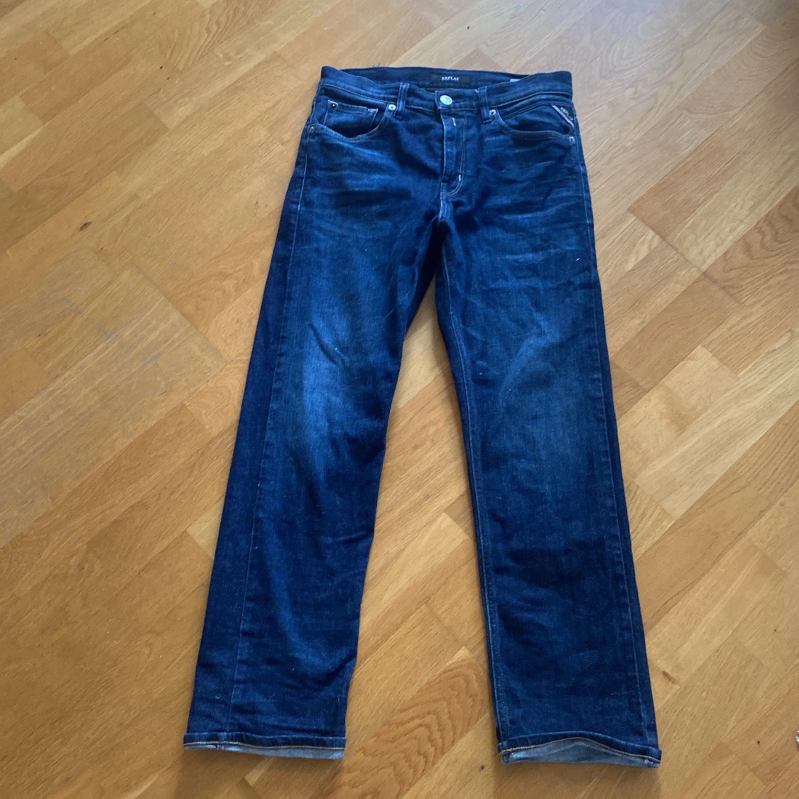 Blå jeans från Replay!! Storlek 158