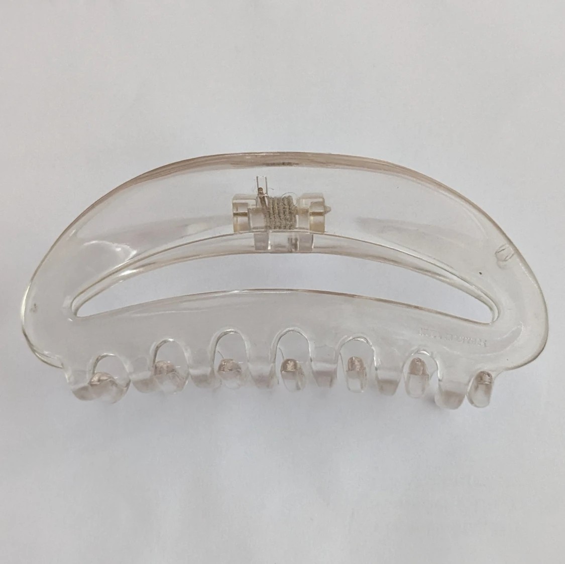 Transparent hårklämma