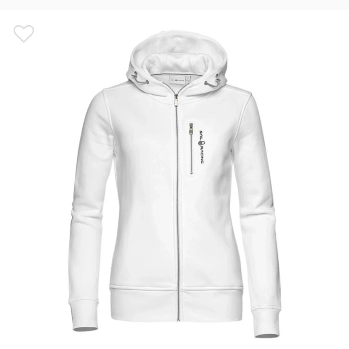 Vit hoodie Sail Racing 
