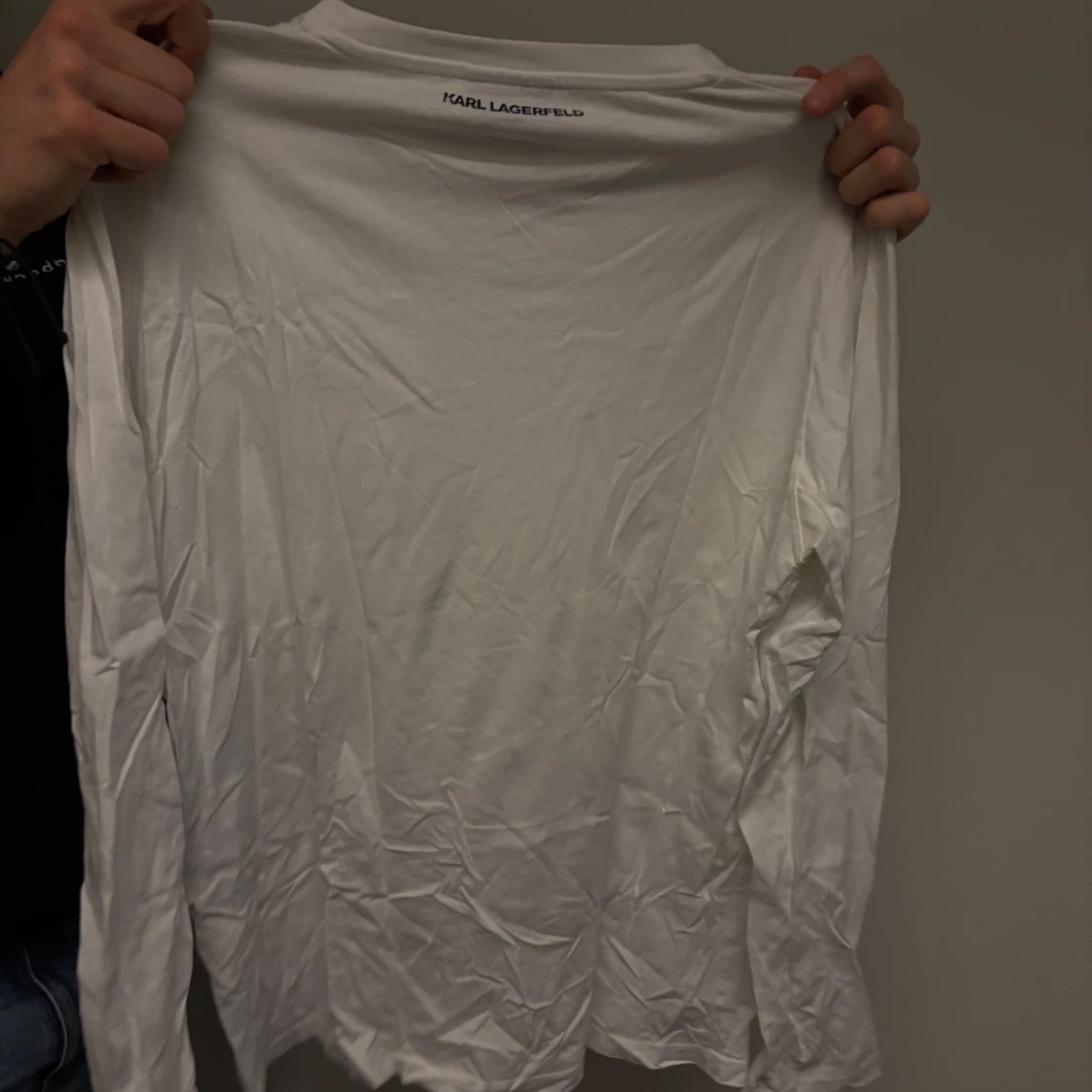 Vit långärmad t-shirt från Karl Lagerfeld - 1