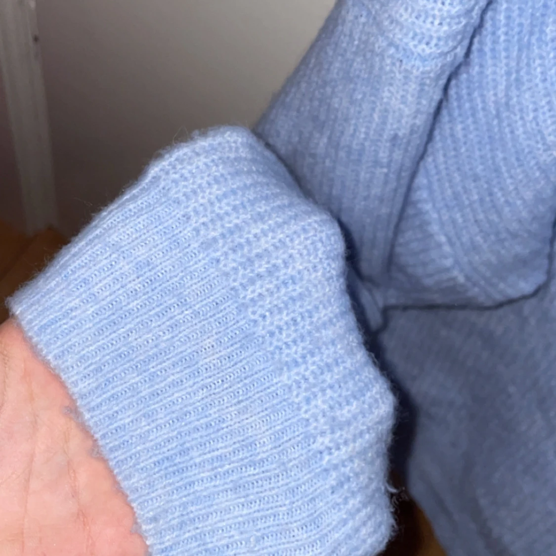 Ljusblå stickad tröja från Firefly - 3