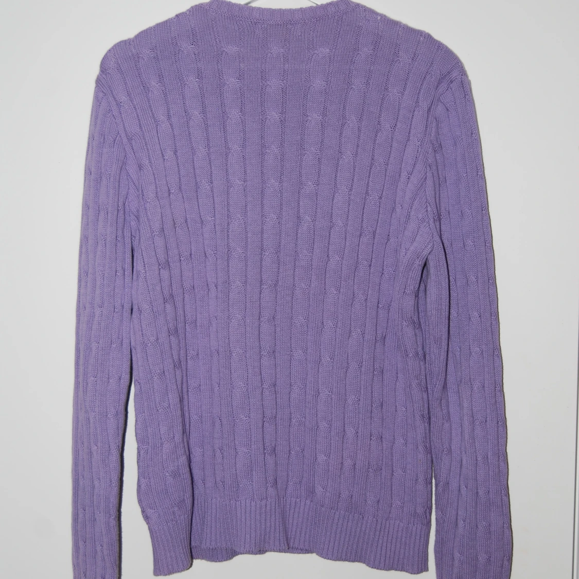 Lila Kabel stickad tröja från Ralph Lauren - 3