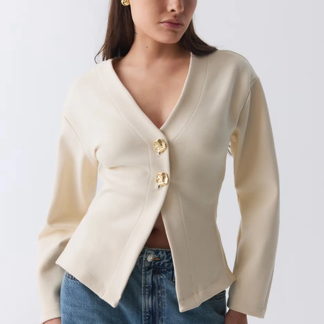 Ginatricot - Button cardigan  - 1