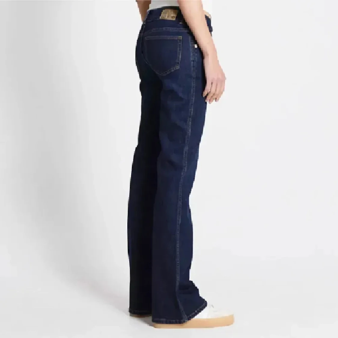 Paris Crease bootcut jeans mörkblå - 2