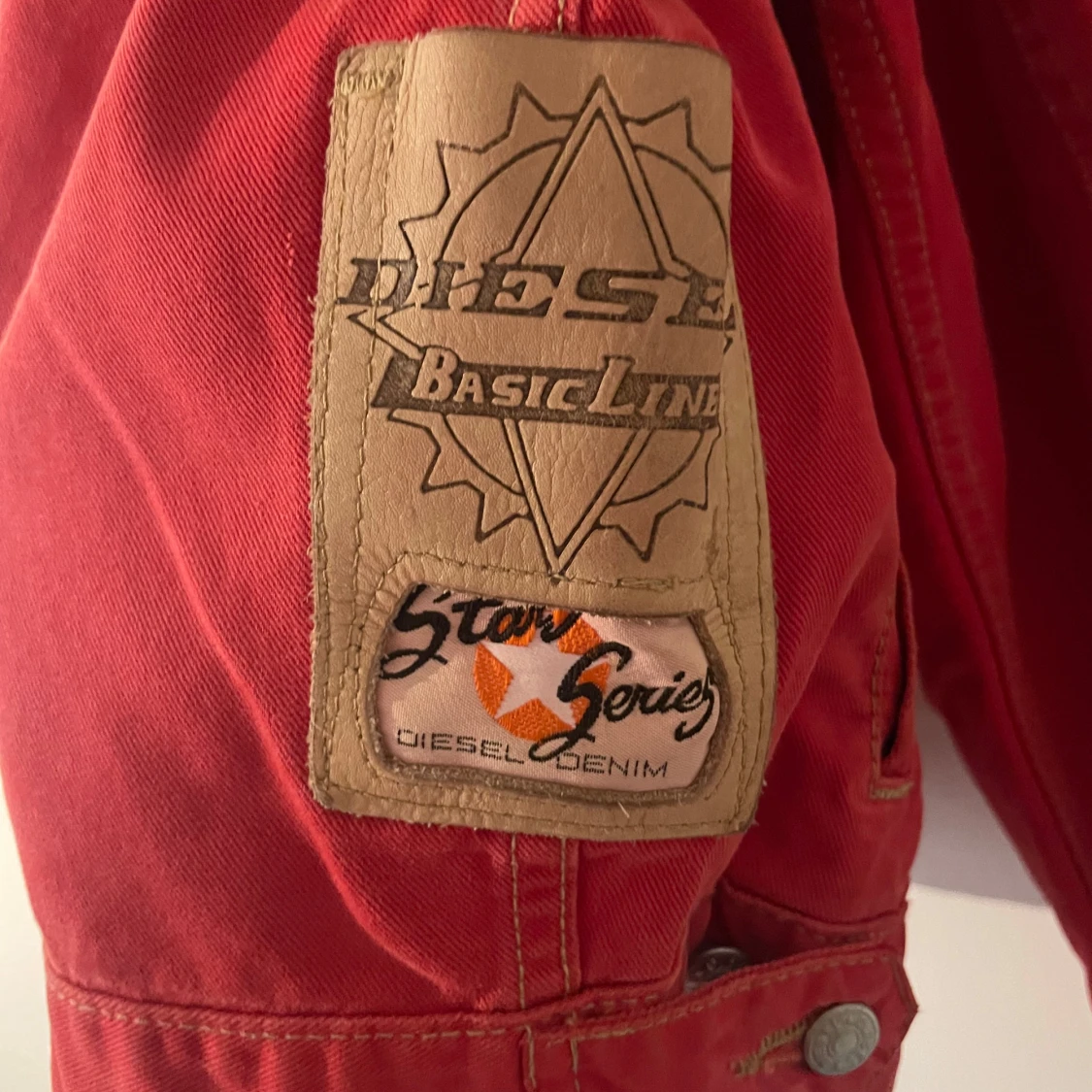 Röd jeansjacka från Diesel - 3