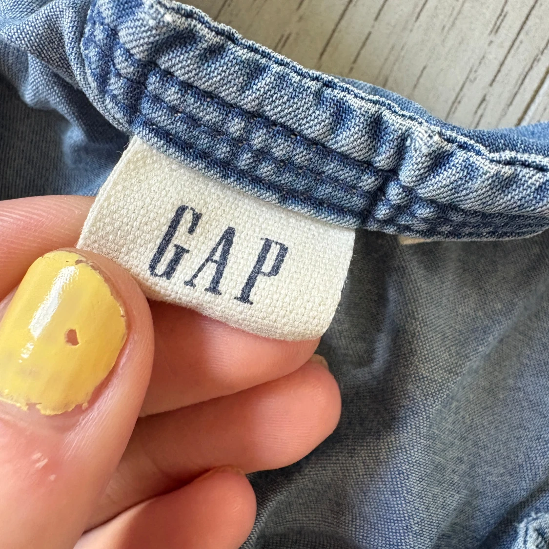 Blå jeansklänning från GAP - 1