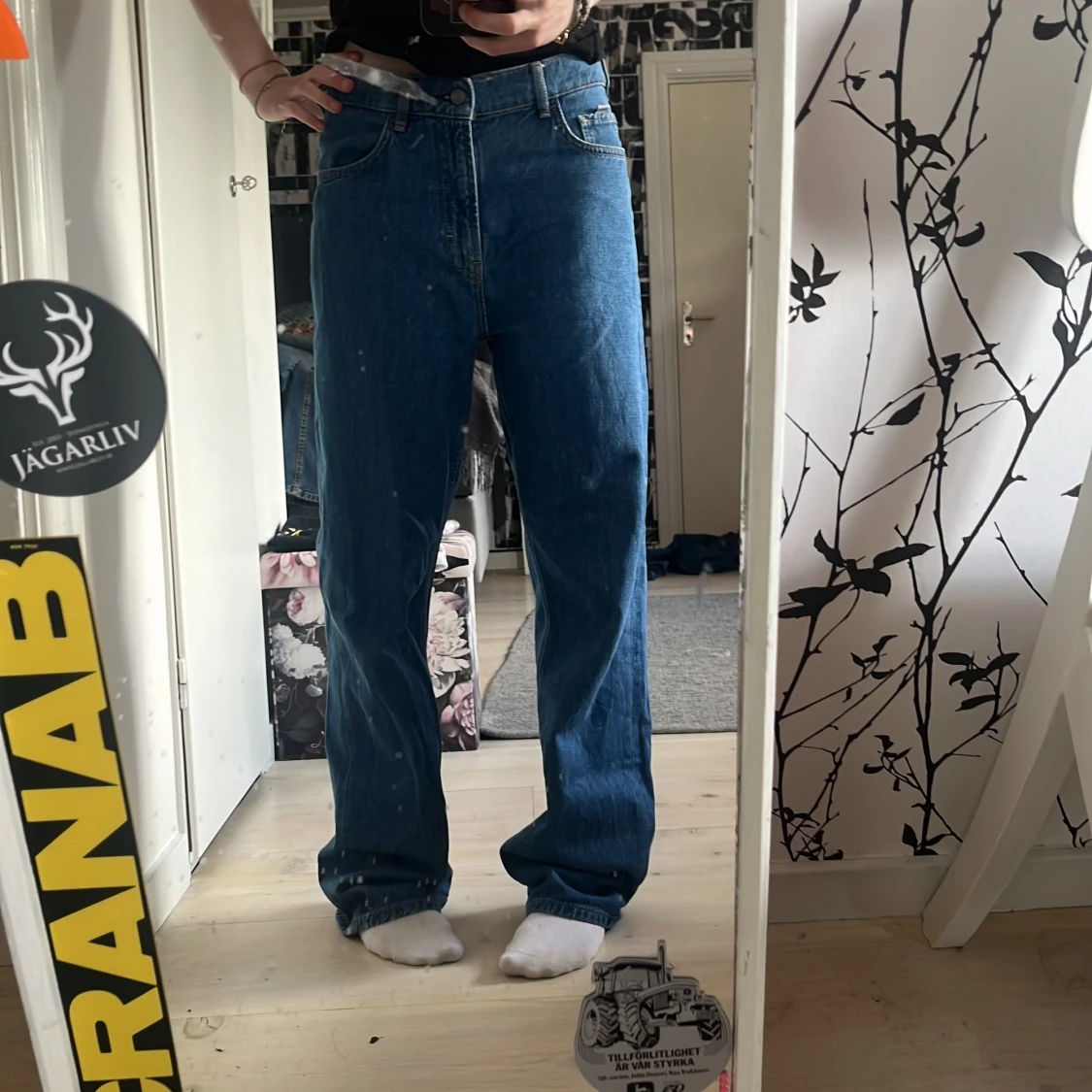 Blåa jeans från Karve, stl M - 4