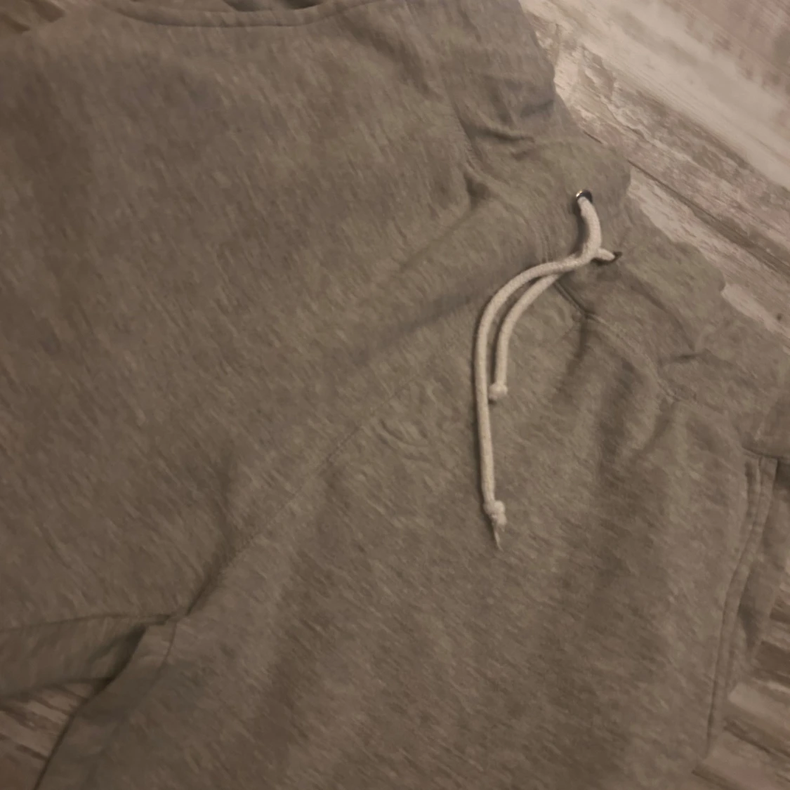 Grå mjukisbyxor med snörning, stl M - 4