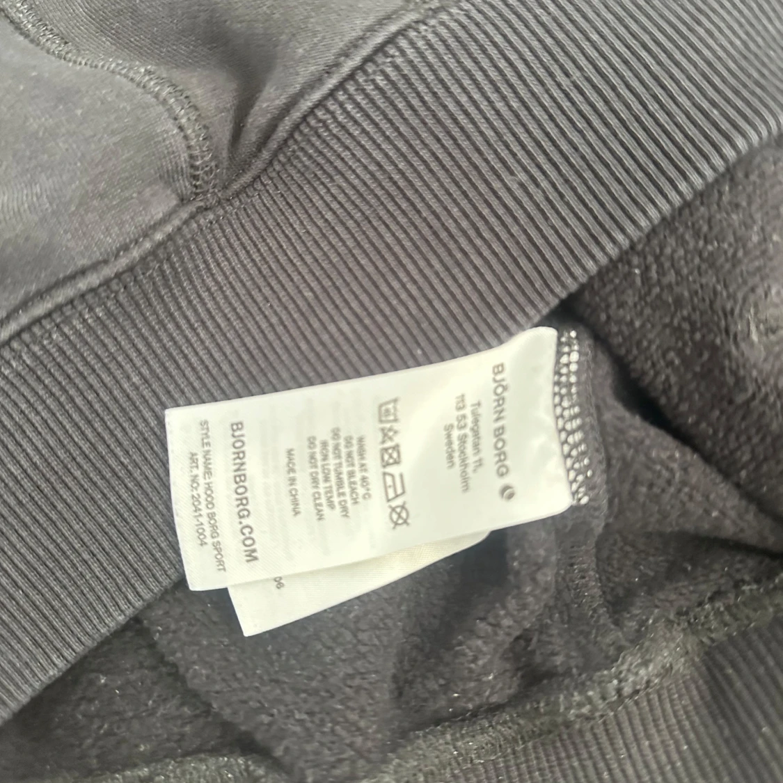Svart hoodie från Björn Borg S - 3
