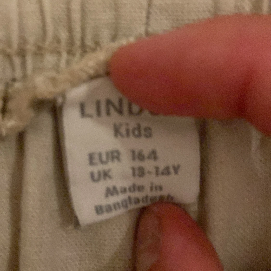 Beiga linnebyxor från Lindex Kids - 1