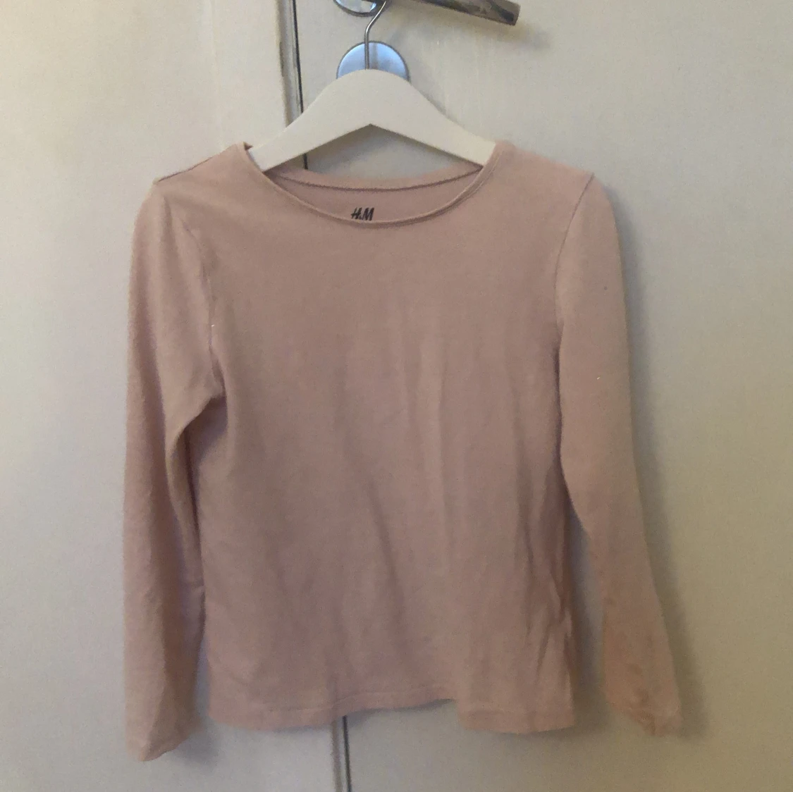 Ljusrosa långärmad tröja H&M