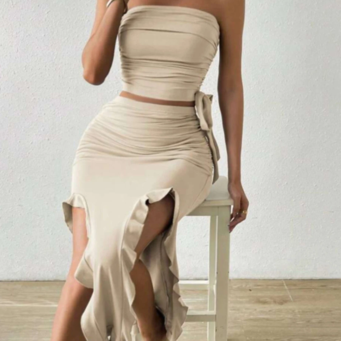 Beige Co ords / set / två delad från Shein